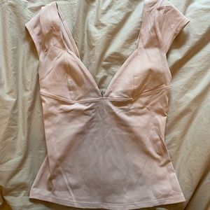 Free People Duo Corset Cami in Rosie
